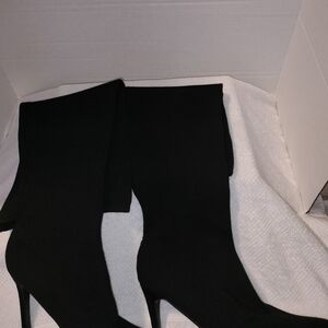 Yoki Women's Black Over the Knee Boots Sz 11